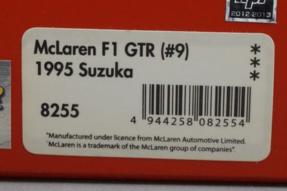 1:43 HPI 8255 Mirage McLaren F1 GTR Suzuka 1995 #9 model car