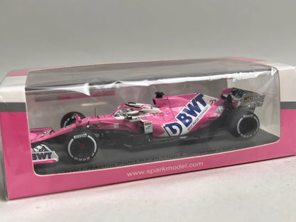 1:43 Spark S6478 BWT Racing Point RP20 70th Anniversary GP 2020 #27 N. Hulkenberg model car