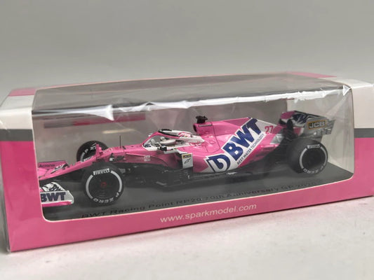 1:43 Spark S6478 BWT Racing Point RP20 70th Anniversary GP 2020 #27 N. Hulkenberg model car