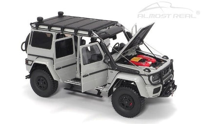 860306 Almost Real Model 1:18 Brabus 550 Adventure Mercedes-Benz G-Class 4×4 2017 Gray model car