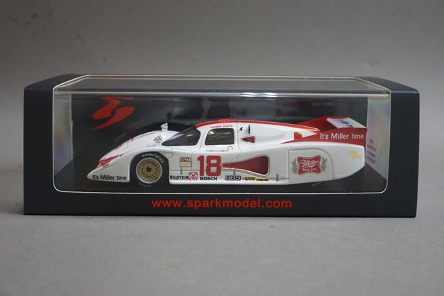 1:43 SPARK S8603 Lola T600 Laguna Seca 100 Mile IMSA Winner 1982 #18 J. Paul Jr. model car