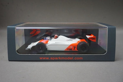 1:43 Spark S4300 McLaren MP4-1 British GP Winner 1981 #7 J. Watson
