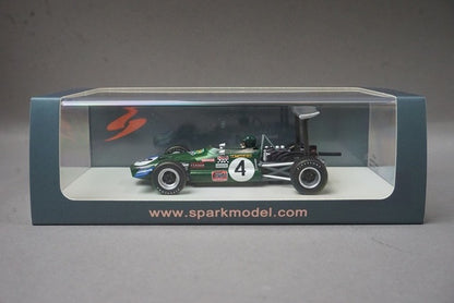 1:43 SPARK S4276 Lotus 59 F2 Pau Grand Prix Winner 1969 #4 J. Rindt model car