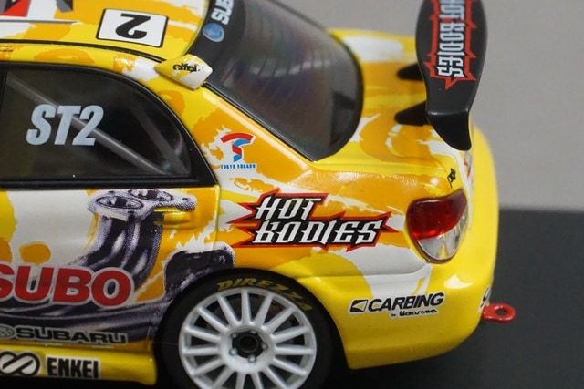 1:43 HPI 948 FUJITSUBO HPI Subaru Impreza 2006 #2 Toshihiro Yoshida Kazuhiro Koizumi model car