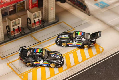 [ Pre-order ] SW Street Weapon 1:64 RWB 993 Matte Black Apple Racetrack High Tail