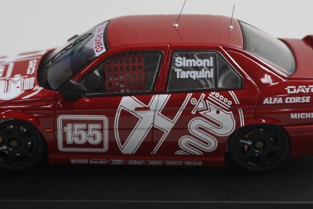 1:43 HPI 8126 Alfa Romeo 155 TS Silverstone BTCC Presentation 1994 #155