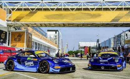 [ Pre-order ] AR Box x Tenmil [ Almost Real Model ] 1:64 Porsche 911 992 GT3 R Macau GP Tempo #991