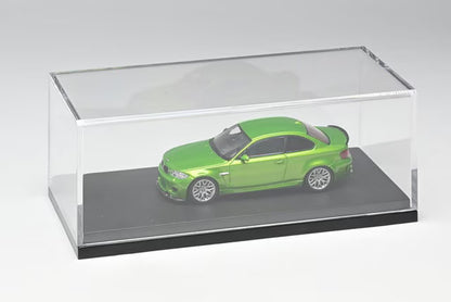[ Pre-order ] 7CM Model 1:64 BMW 1M Coupe (E82) silver style 359 multi-spoke wheels Frozen Tampa Bay Green Metallic
