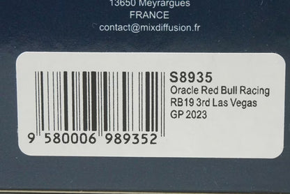 1:43 Spark S8935 Oracle Red Bull Racing RB19 Las Vegas GP 3rd 2023 #11 S.Perez