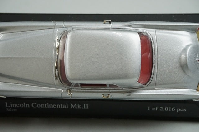 1:43 MINICHAMPS 400082301 Lincoln Continental MKII 1956 Silver model car
