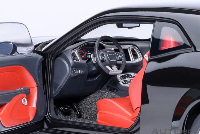 [ Pre-order ] 71765 AUTOart 1:18 Dodge Challenger SRT Super Stock 2023 (Black <Pitch Black>)