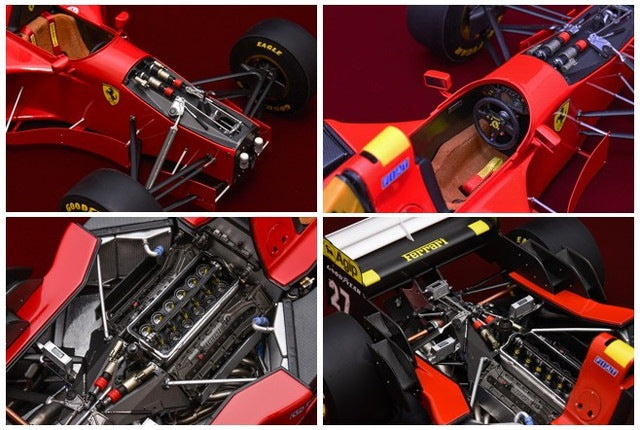 K852 Model Factory Hiro 1:12 Fulldetail Kit 412T2 1995 Rd.6 Canadian GP Winner #27 Jean Alesi / #28 Gerhard Berger