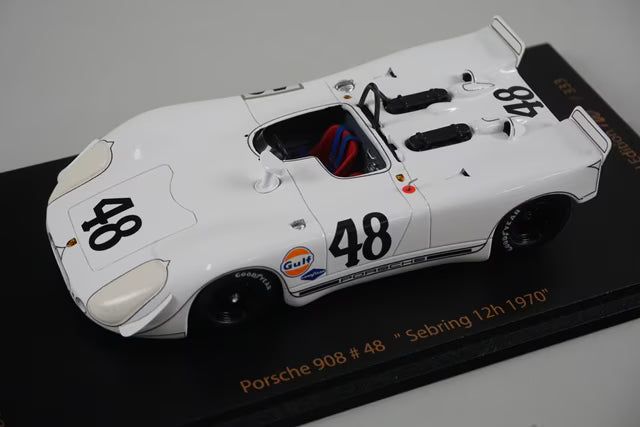 1:43 Spark Kaneko Office Custom-Made Porsche 908 Sebring 12H 1970 #48 S. McQueen