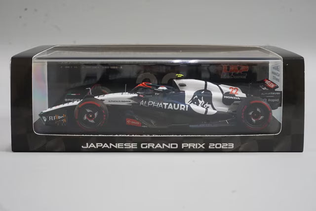 1:43 Spark SCS243 Suzuka Circuit Custom Scuderia AlphaTauri AT04 Levovo #22 Yuki Tsunoda, Japanese GP 2023