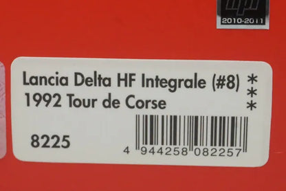 1:43 HPI 8225 Lancia Mirage Delta HF Integrale Tour de Corse 1992 #8