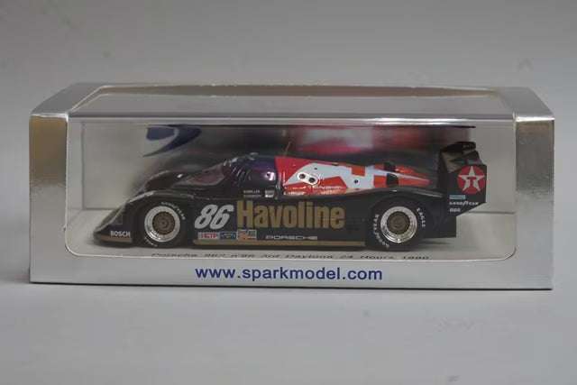 1:43 Spark S2988 Porsche 926 Daytona 24H 3rd 1990 #86 B. Wollek / D. Dobson / S. van der Merwe