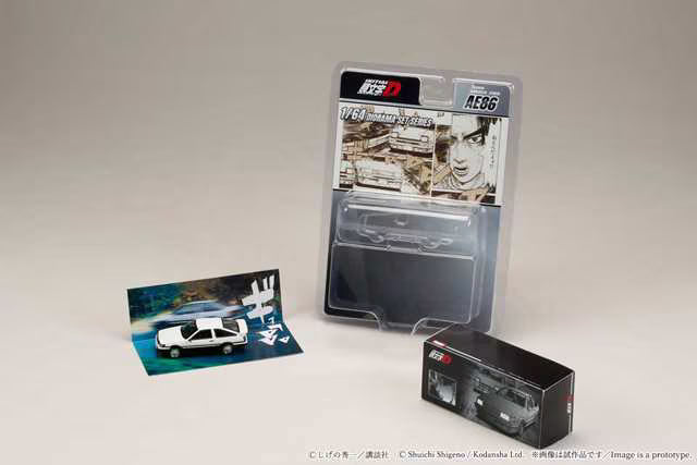 [ Pre-order ] HJDMD008B Hobby Japan 1:64 Toyota Corolla Levin (AE86) Initial D Wataru Akiyama VS Takumi Fujiwara
