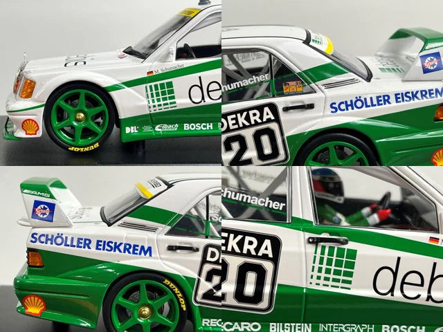 1:18 MINICHAMPS 155913620 Mercedes-Benz 190E 2.5-16 Team Zack Speed DTM 1991 #20 M. Schumacher