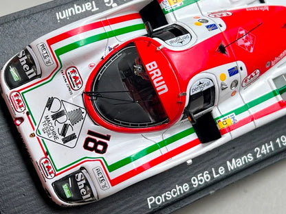 1:43 Spark S9867 Porsche 956 Le Mans 24H 1985 #18 M. Sigara / O. Larrauri / G. Tarquini