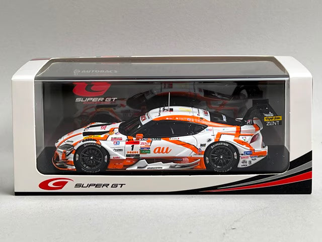 1:43 Spark 43SGT25001 au TOM'S GR Supra TGR Team GT500 Super GT 2025 #1 Sho Tsuboi / Kenta Yamashita