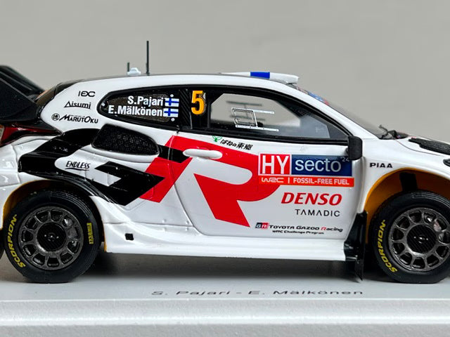 1:43 Spark S6878 Toyota GR Yaris Rally1 Hybrid Gazoo Racing WRT 4th Finland Rally 2024 #5