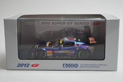 1:43 EBBRO 44760 Chevrolet RUN UP Corvette SGT300 2012 #360 Atsushi Tanaka model car