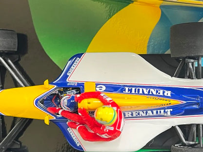 1:43 MINICHAMPS 540914305 Williams Renault FW14 Ride On Senna N.Mansell British GP 1991 #5 ASC No.27