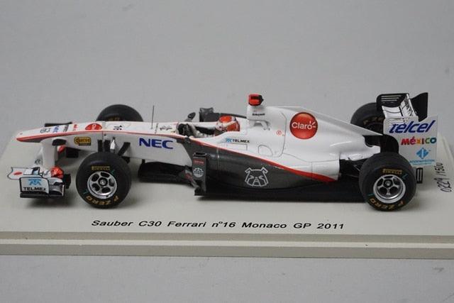 1:43 SPARK SJ005 Sauber C30 Ferrari Monaco GP 2011 #16 model car