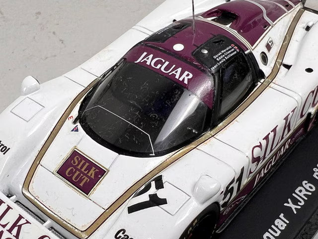 1:43 Spark S0755 Jaguar XJR6 Le Mans 24H 1986 #51 Silk Cut