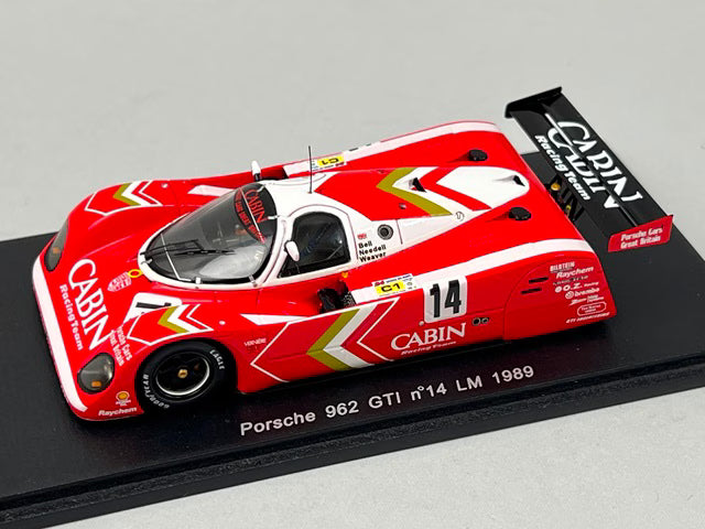 1:43 SPARK KBS042 Porsche 962 GTI LM Le Mans 1989 #14 CABIN