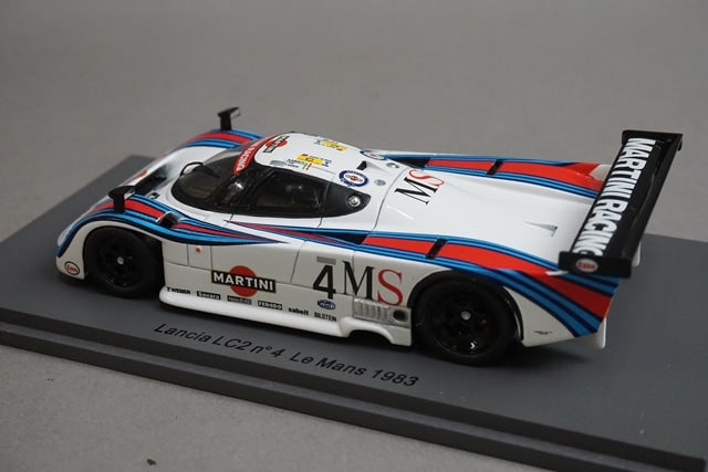 1:43 SPARK S0650 Lancia LC2 LM Le Mans 1983 MARTINI #4 model car