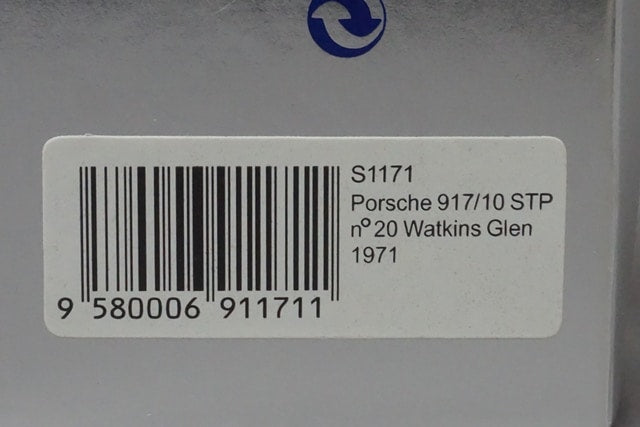 1:43 SPARK S1171 Porsche 917/10 STP Watkins Glen 1971 #20 J. Siffert