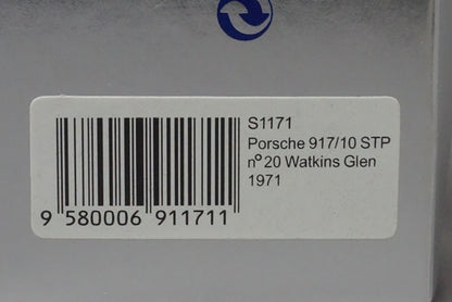 1:43 SPARK S1171 Porsche 917/10 STP Watkins Glen 1971 #20 J. Siffert