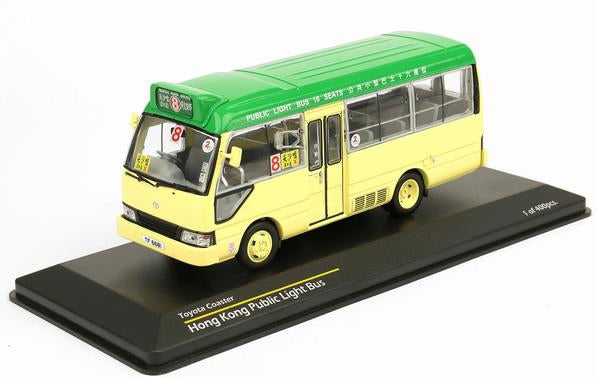 [ Back-order ] Tiny ATC43061 1:43 Toyota Coaster Minibus Green to Tsim Sha Tsui model car