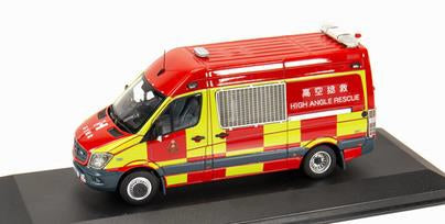 [ Back-order ] Tiny ATC43129 1:43 MB Sprinter Hong Kong Fire Department HART model car