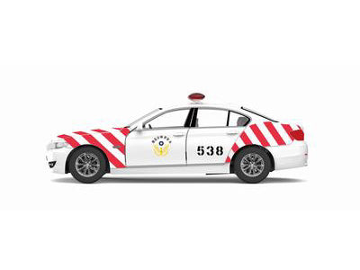 [ Back-order ] Tiny ATC64314 1:64 Tiny City TW2 BMW 5 Series Sedan Taiwan National Highway Police Bureau model car