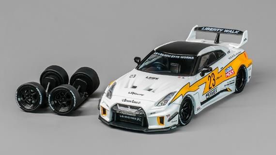 [ Back-order ] CM-MODEL CM64-35RR-12 1:64 Nissan LB-WORKS GT35RR Super Silhouette No. 23 model car