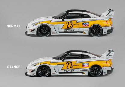 [ Back-order ] CM-MODEL CM64-35RR-12 1:64 Nissan LB-WORKS GT35RR Super Silhouette No. 23 model car