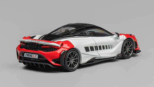 [ Back-order ] CM-MODEL CM64-765LT-12 1:64 McLaren 765LT White/Red model car