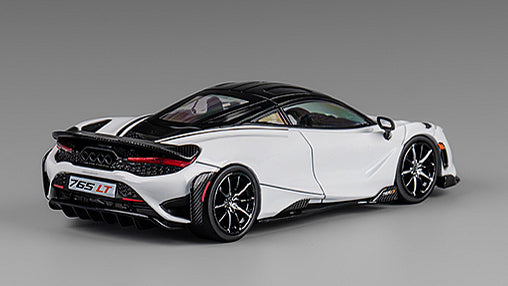 [ Back-order ] CM-MODEL CM64-765LT-21 1:64 McLaren 765LT White Carbon Fiber Hood model car