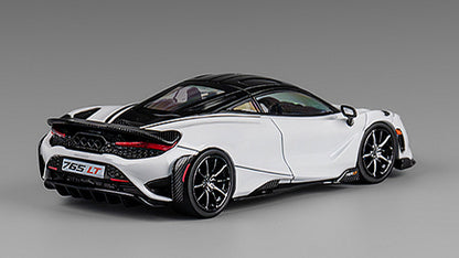 [ Back-order ] CM-MODEL CM64-765LT-21 1:64 McLaren 765LT White Carbon Fiber Hood model car