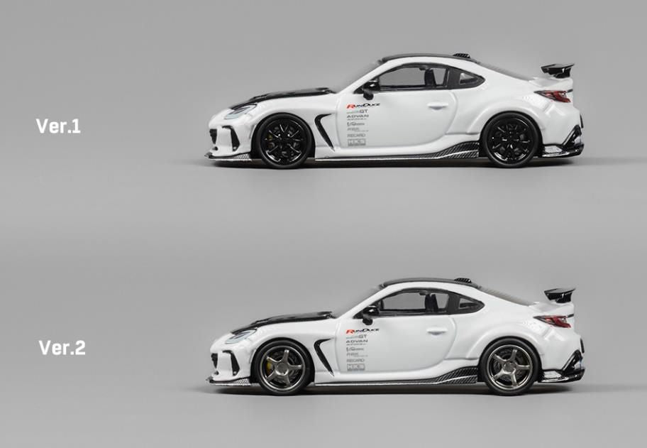 [ Back-order ] CM-MODEL CM64-BRZ-01 1:64 Subaru BRZ Varis BRZ ARISING-1 White model car