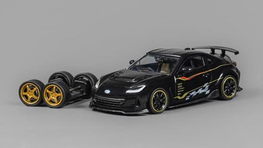 [ Back-order ] CM-MODEL CM64-BRZ-02 1:64 Subaru BRZ Varis ARISING-1 Black model car