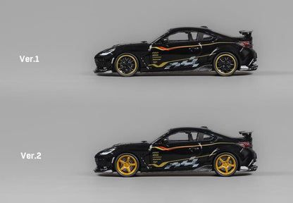 [ Back-order ] CM-MODEL CM64-BRZ-02 1:64 Subaru BRZ Varis ARISING-1 Black model car
