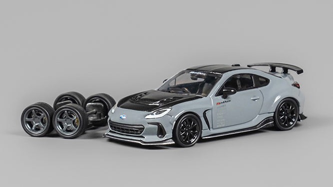 [ Back-order ] CM-MODEL CM64-BRZ-04 1:64 Subaru BRZ Varis ARISING-1 Gray model car