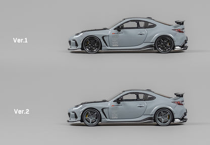 [ Back-order ] CM-MODEL CM64-BRZ-04 1:64 Subaru BRZ Varis ARISING-1 Gray model car