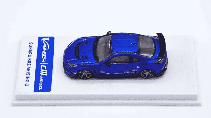 [ Back-order ] CM-MODEL CM64-BRZ-TAS2025 1:64 Subaru BRZ Varis ARISING-1 Blue Pearl model car