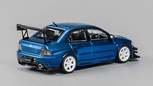 [ Back-order ] CM-MODEL CM64-EVOIX-10BL 1:64 Mitsubishi Lancer Evolution IX Metallic Blue model car