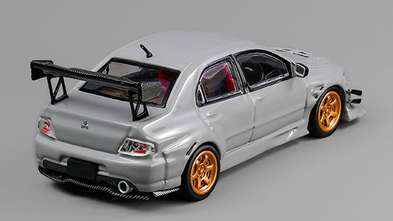 [ Back-order ] CM-MODEL CM64-EVOIX-12Gray 1:64 Mitsubishi Lancer Evo IX Widebody Gray model car