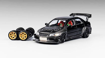 [ Back-order ] CM-MODEL CM64-EVOIX-18 1:64 Mitsubishi Lancer Evolution IX Carbon model car